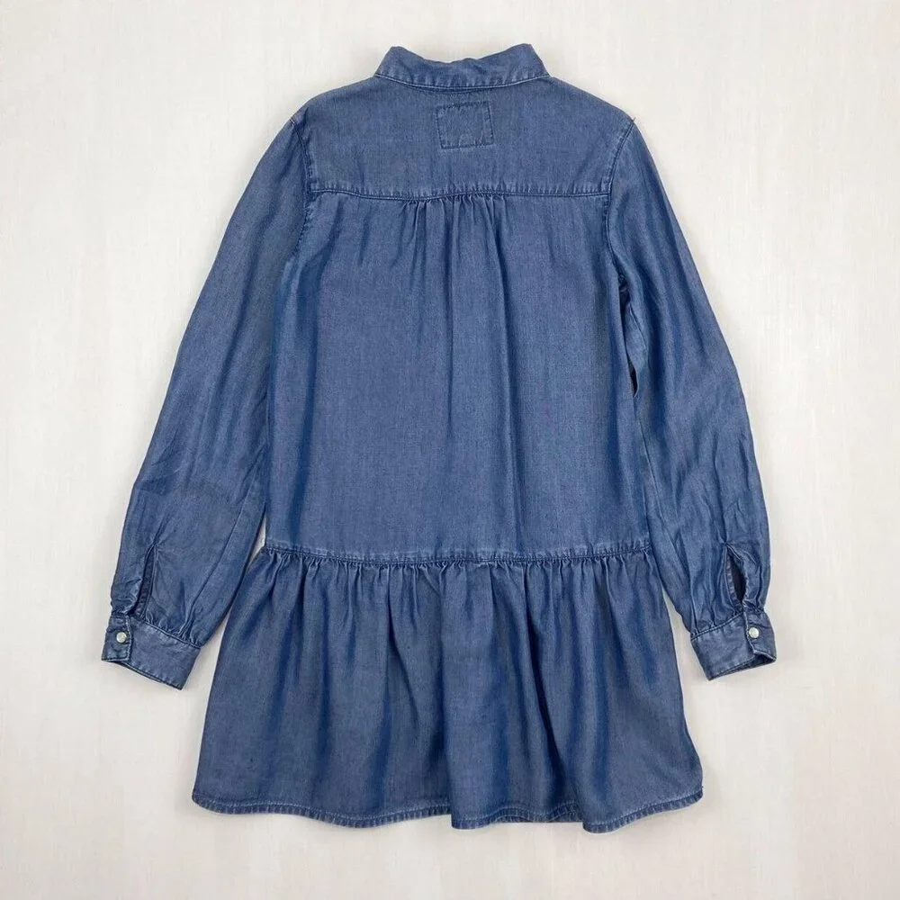 Mayoral Jeans Lace Trimmed Denim Dress - Picture 7 of 10
